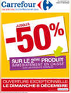 Promo Carrefour : Jusqu'à -50% sur le 2ème produit immédiatement en caisse