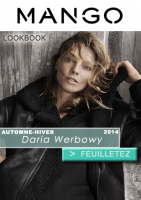 Le catalogue automne hiver Daria Werbowy - MANGO