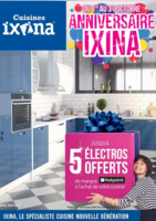 Anniversaire Ixina, jusqu'à 5 électros offerts - Ixina