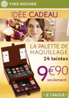 La palette de maquillage 24 teintes à seulement 9,90€ - Yves Rocher