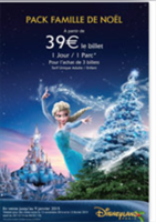 Disneyland Paris : profitez du pack famille de Noël - Carrefour Spectacles