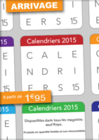 Arrivage de calendriers 2015 - NOZ