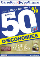Jusqu'à 50% d'économies sur les produits signalés - Carrefour