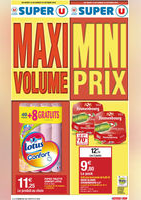 Maxi volume mini prix - Super U