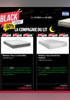 Black Friday -50%! - La Compagnie du lit