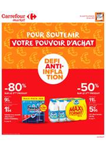 Promos et remises Carrefour Market : DEFI ANTI-INFLATION