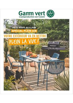 Prospectus Gamm vert : Catalogue Gamm Vert