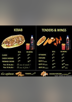 Menus Nebab kebab - Nabab Kebab