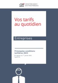 Prospectus Agence Crédit Agricole Montsauche : Enterprises / Vos Tarifs au Quotidien