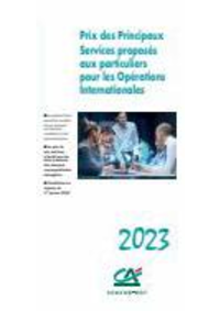 Prospectus Cr&eacute;dit Agricole LURCY LEVIS : Prix des Principaux