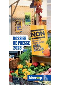 Prospectus Biocoop SAINT AFFRIQUE : DOSSIER  DE PRESSE  2023