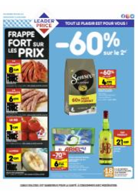 Prospectus Leader Price : FRAPPE FORT SUR LES PRIX
