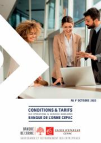 Prospectus CAISSE D'EPARGNE AGENCE SUIPPES : BROCHURE TARIFICATION BANQUE 2023