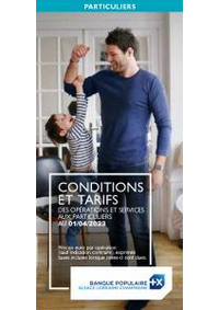 Prospectus Banque Populaire LAGUIOLE : Bpalc tarifs particuliers