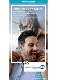 Prospectus Banque Populaire LAGUIOLE : Bpgo tarifs part 2023 avenant
