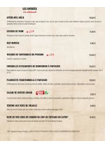 La Boucherie Menu Promos et remises  : La Boucherie Menu