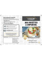 Promos et remises  : Nos recettes à emporter