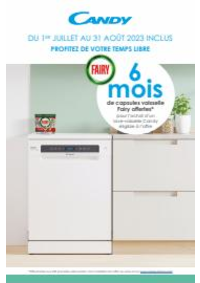 Prospectus Boulanger Biganos : 6 mois de capsules vaisselle Fairy offertes