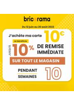 Prospectus Bricorama : 10% de reduction immediate