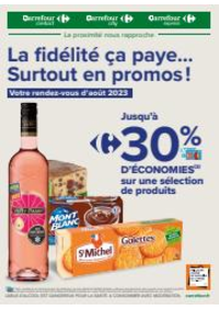 Prospectus Carrefour Contact ARREAU : Votre rendez-vous fidélité d'août