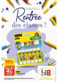 Prospectus bi1	 BOURBON-LANCY : Rentrée des classes Bi1
