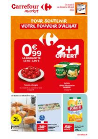 Prospectus Carrefour Market FLORAC : Pour soutenir votre pouvoir d'achat