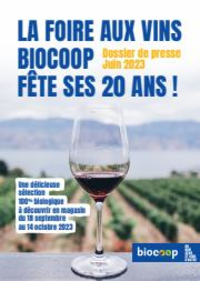 Prospectus Biocoop MANE : Foire aux Vins Biocoop 2023