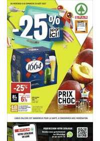 Prospectus Spar SOSPEL : -25% SPAR ICI !