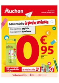 Prospectus Auchan Ajaccio : Ma rentrée à prix minus