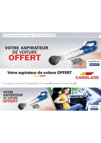 Prospectus Carglass HAUDAINVILLE : Votre Aspirateur de Voiture Offert