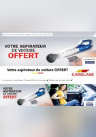 Votre Aspirateur de Voiture Offert - Carglass