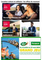 Prospectus Europcar : Location voiture et utilitaire : les offres du moment