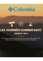 Prospectus Columbia : Jusqu’à -50% Columbia!