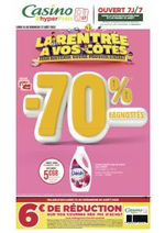 Prospectus G&eacute;ant Casino : La Rentr&eacute;e &Agrave; Vos C&ocirc;t&eacute;s