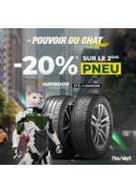 -20% sur le 2eme PNEU Promos et remises  : -20% sur le 2eme PNEU