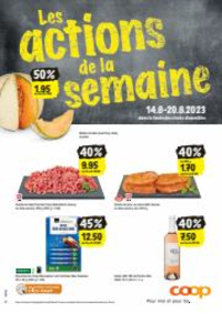 Prospectus Coop Supermarché Avenches : Coop reklamblad