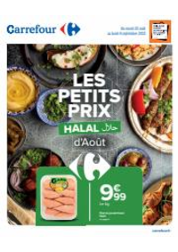 Prospectus Carrefour MARSEILLE Grand Littoral : Les petits prix Halal d'Ao&ucirc;t