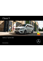Prospectus Mercedes Benz : Brochure Classe V 2023