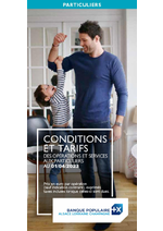 Prospectus Banque Populaire : Bpalc tarifs particuliers
