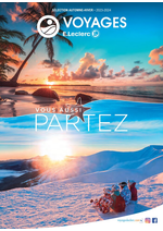 Prospectus E.Leclerc voyages : SÉLECTION AUTOMNE-HIVER • 2023-2024