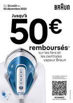 Prospectus  : Jusqu'à 50€ remboursés !