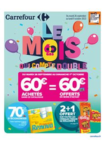 Prospectus Carrefour : LE MOIS QUI COMPTE DOUBLE
