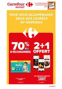 Prospectus Carrefour Market MASSY : Pour vous accompagner dans vos courses du quotidien