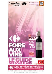 Prospectus Carrefour Contact Saint Girons : Foire aux vins