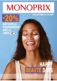 Prospectus Monoprix Caen Ornes : Happy beauté days