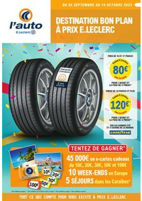 Prospectus L'auto E.Leclerc PERSAN : DESTINATION BON PLAN À PRIX E.LECLERC