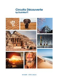Prospectus CLUB MED voyage Paris 70/72 rue Pierre Charron : BROCHURE CIRCUITS CLUBMED