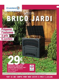 Prospectus E.Leclerc VITRY SUR SEINE : Jardin Dautomne Brico Chauffage