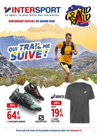 Prospectus Intersport : Qui trail me suive !