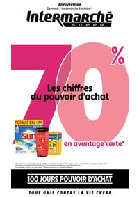Prospectus Intermarché Super Fresnes : 70% Les chiffres du pouvoir d'achat